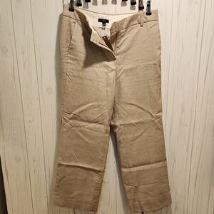 J. Crew Women's Tan Boot Cut Pants